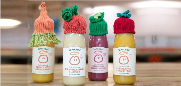 Big Knit smoothie bottles