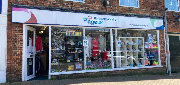 Age UK Northamptonshire shops only.