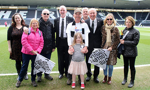 John Farmer with friends and family
