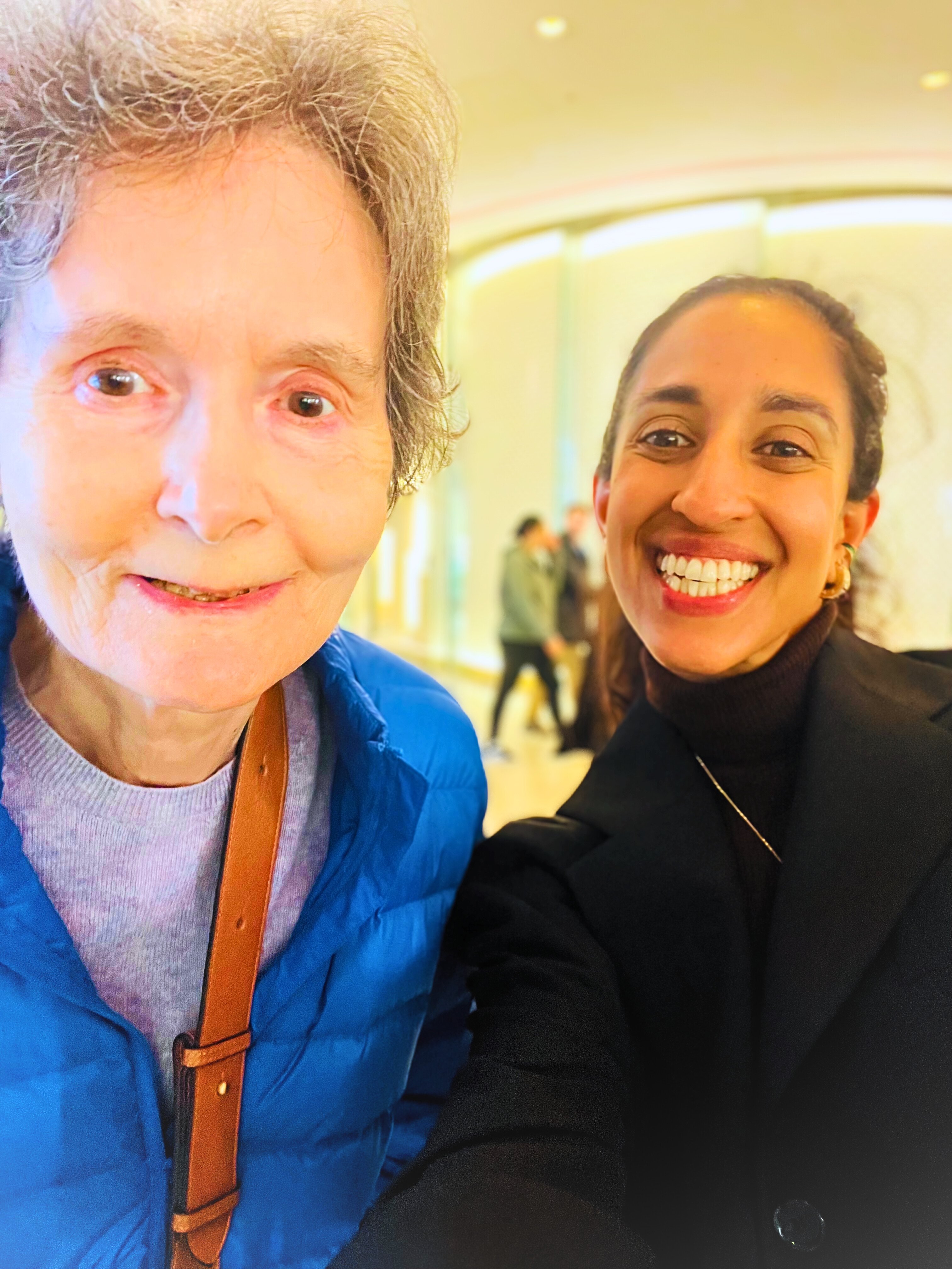 Befriending service user, Jane, with her volunteer befriender, Anjuli.