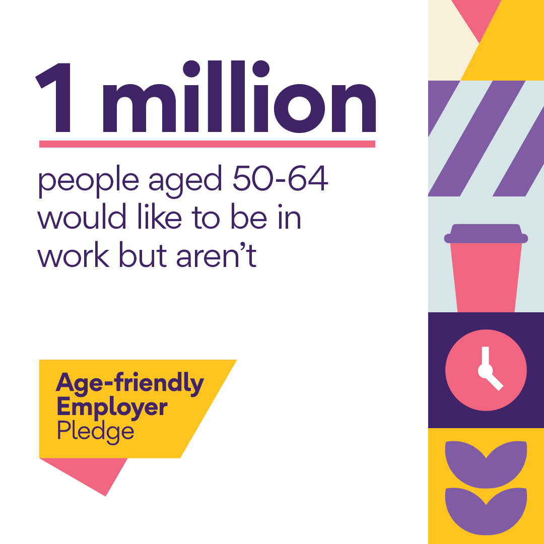 1 million people aged 50-64 would like to be in work but aren't