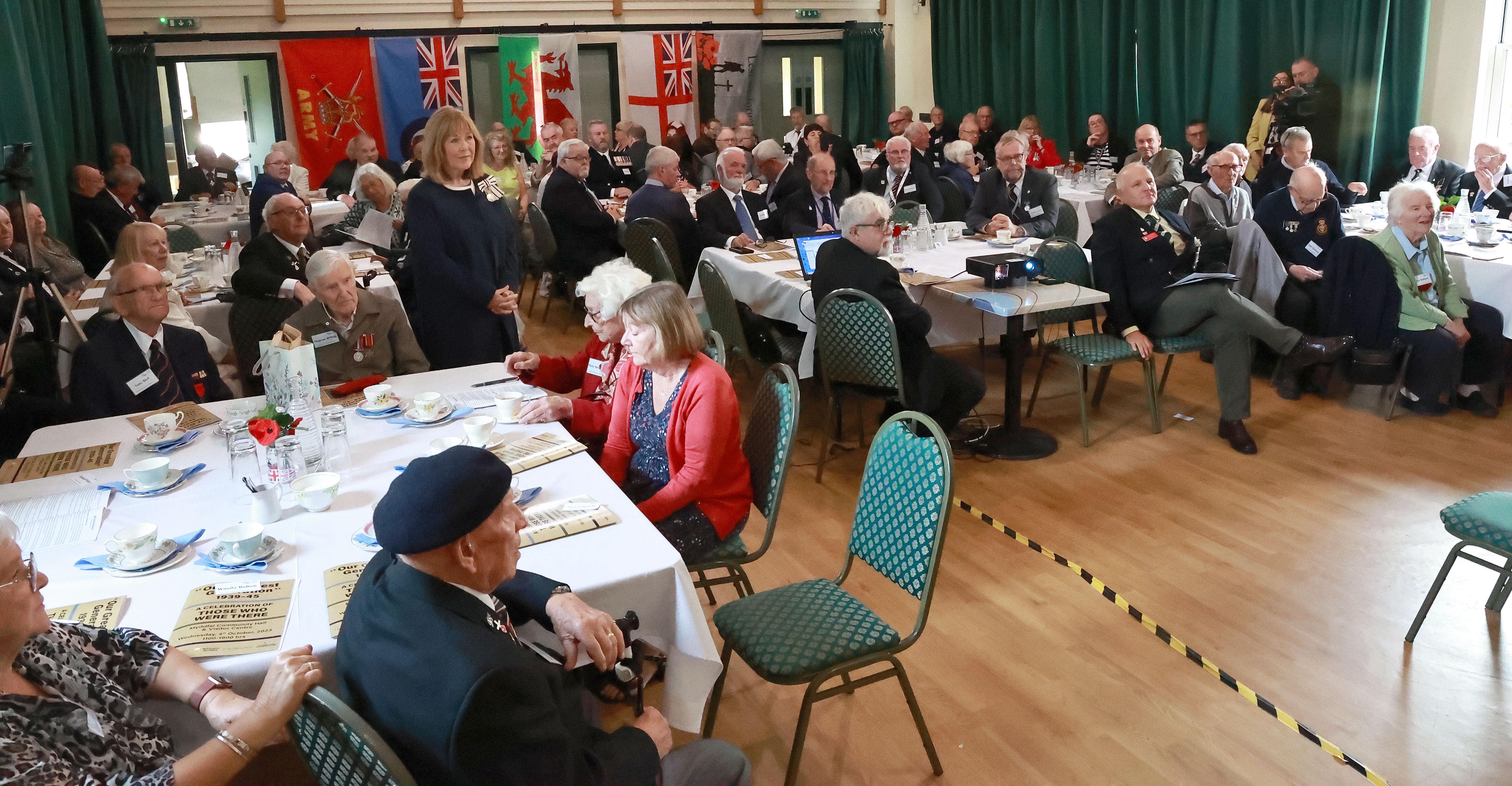 WW2 Veterans Celebration. Myddfai. Age Cymru Dyfed.