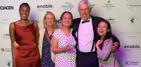 CEO and Trustees celebrate award