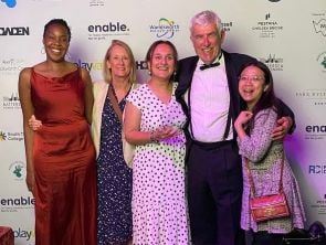 CEO and Trustees celebrate award