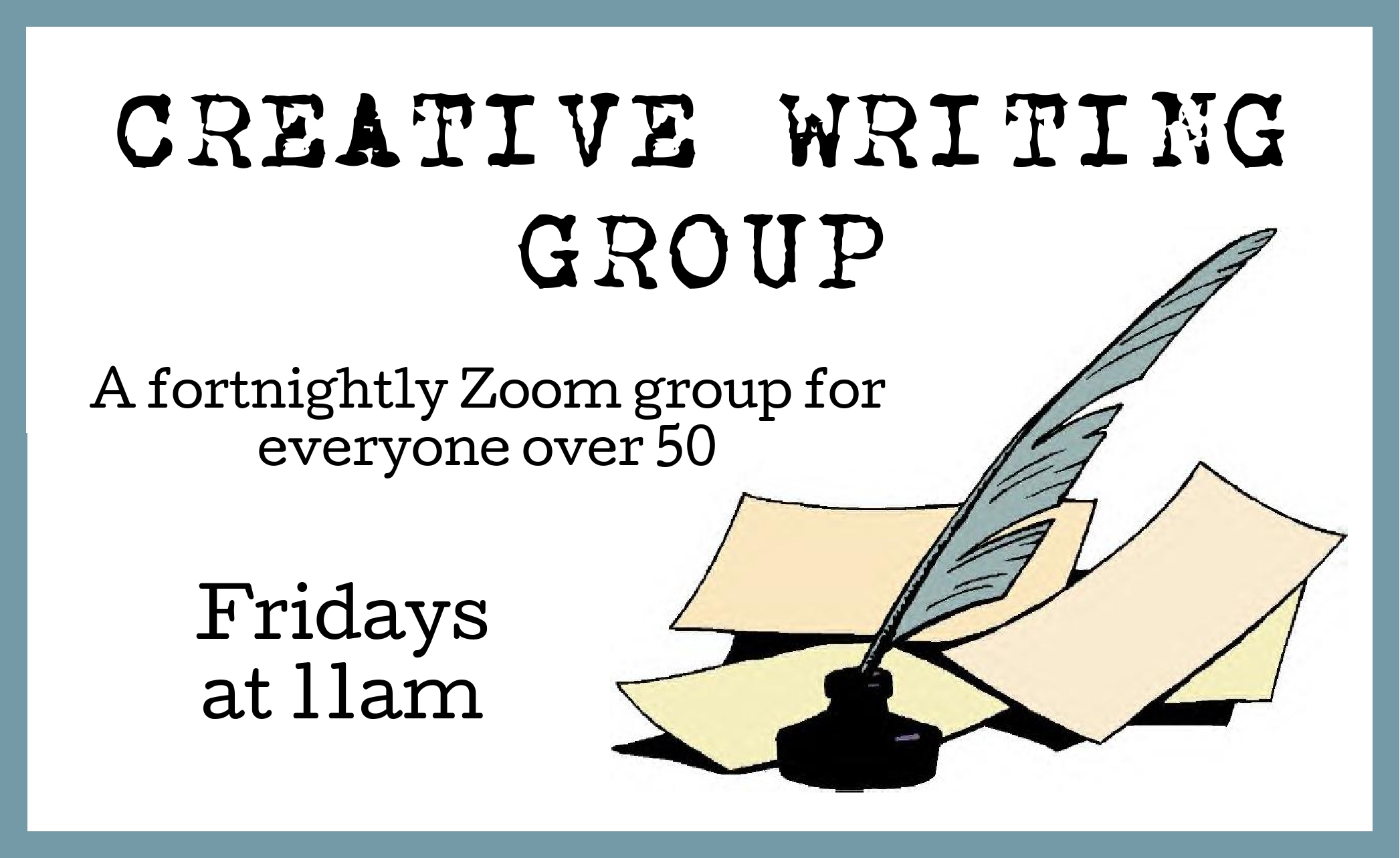 Creative Writing Group Graphic