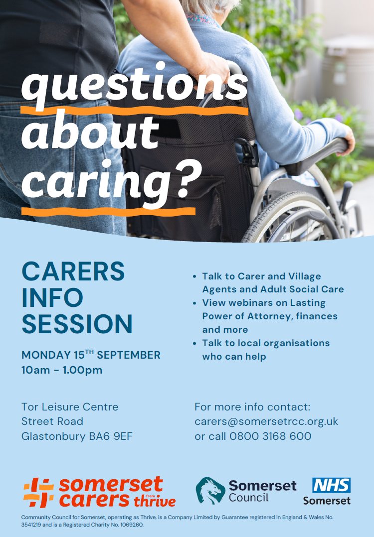 Carers Info session poster