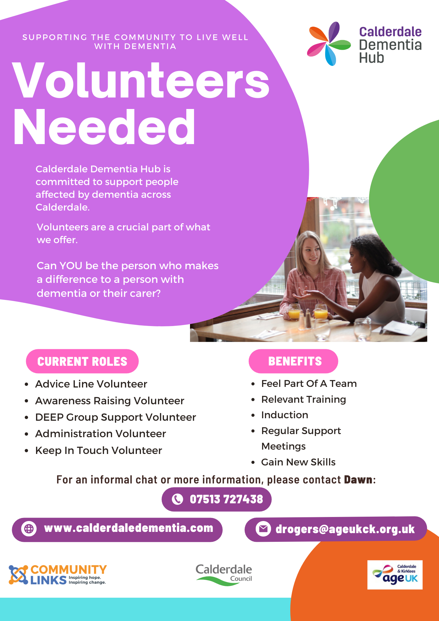 Age UK Calderdale and Kirklees Dementia Support