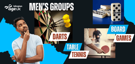 Men's Groups Darts, Table Tennis, Board Games