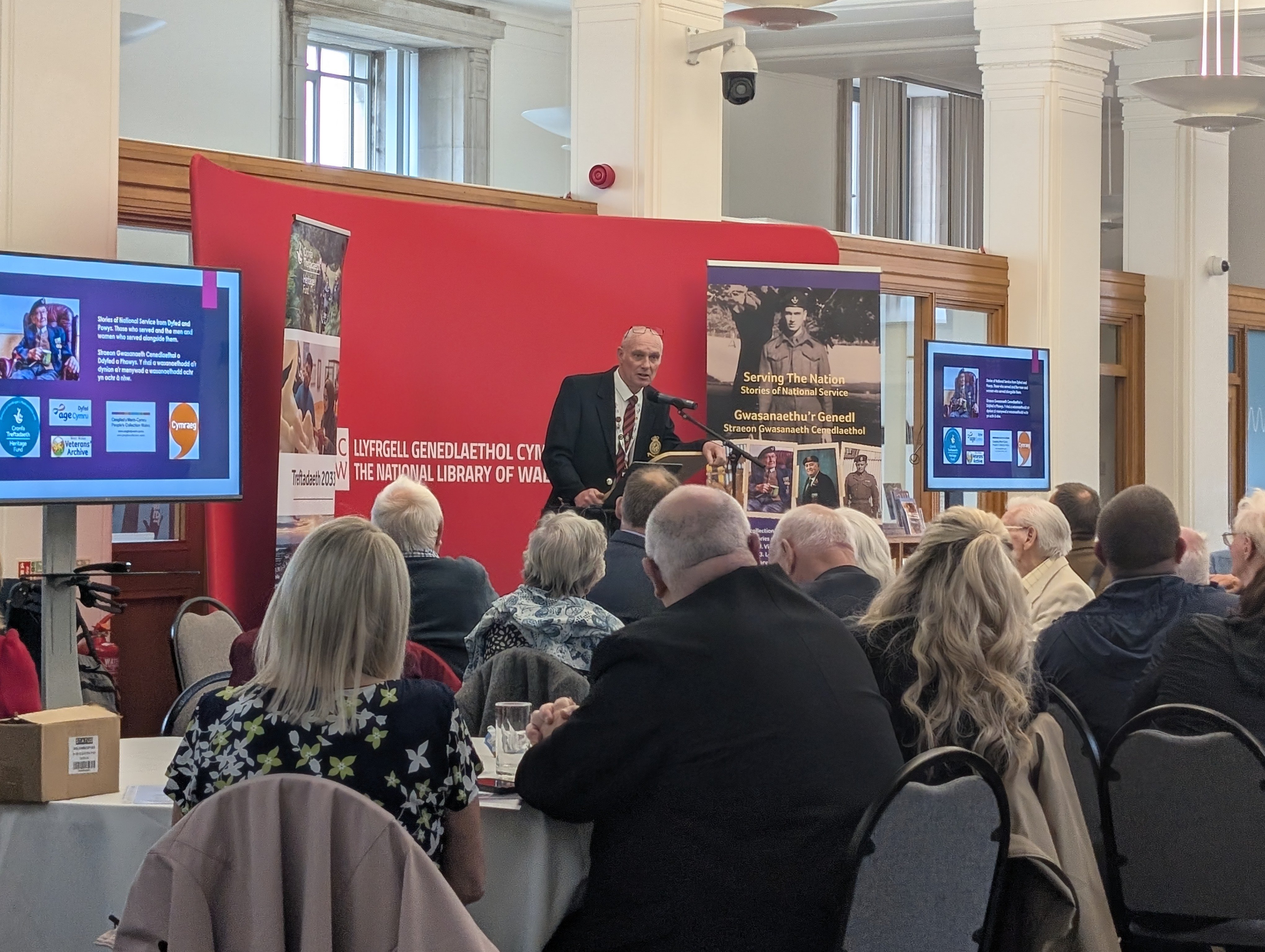 veterans at event abersywyth