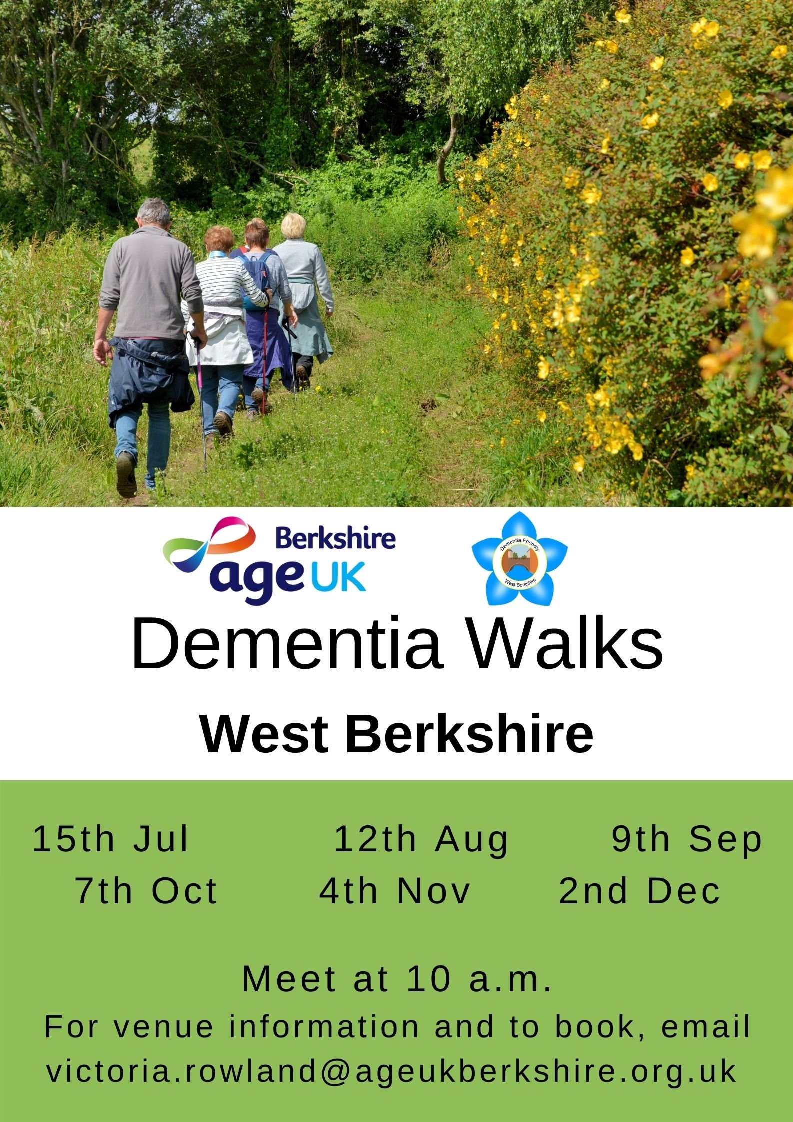 Dementia Walks in Berkshire