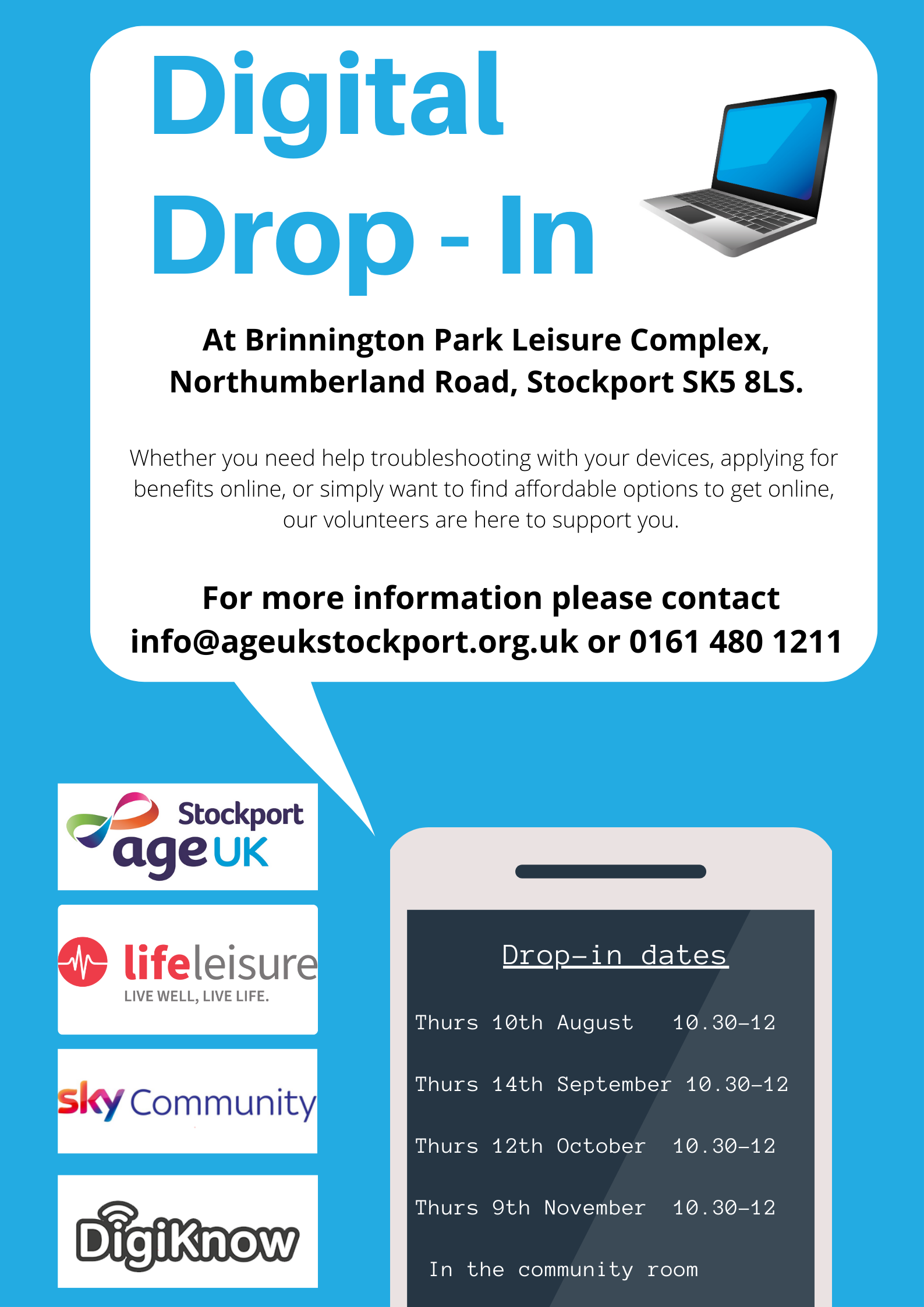 Age UK Stockport Regular Activities