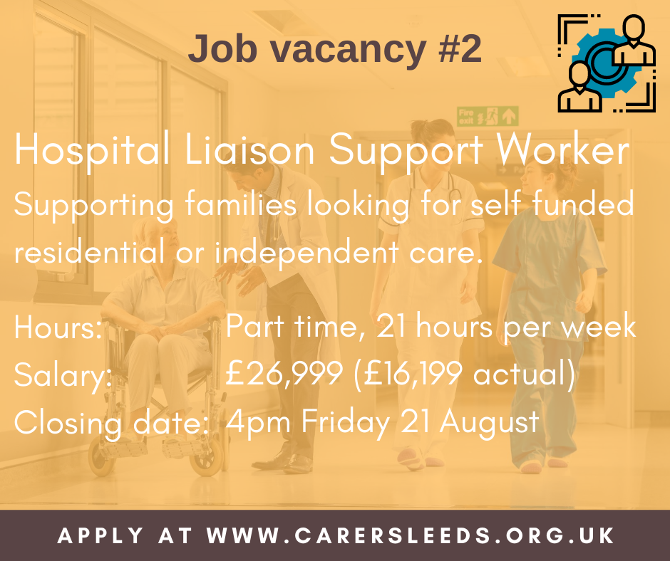 Job opportunities Age UK Leeds