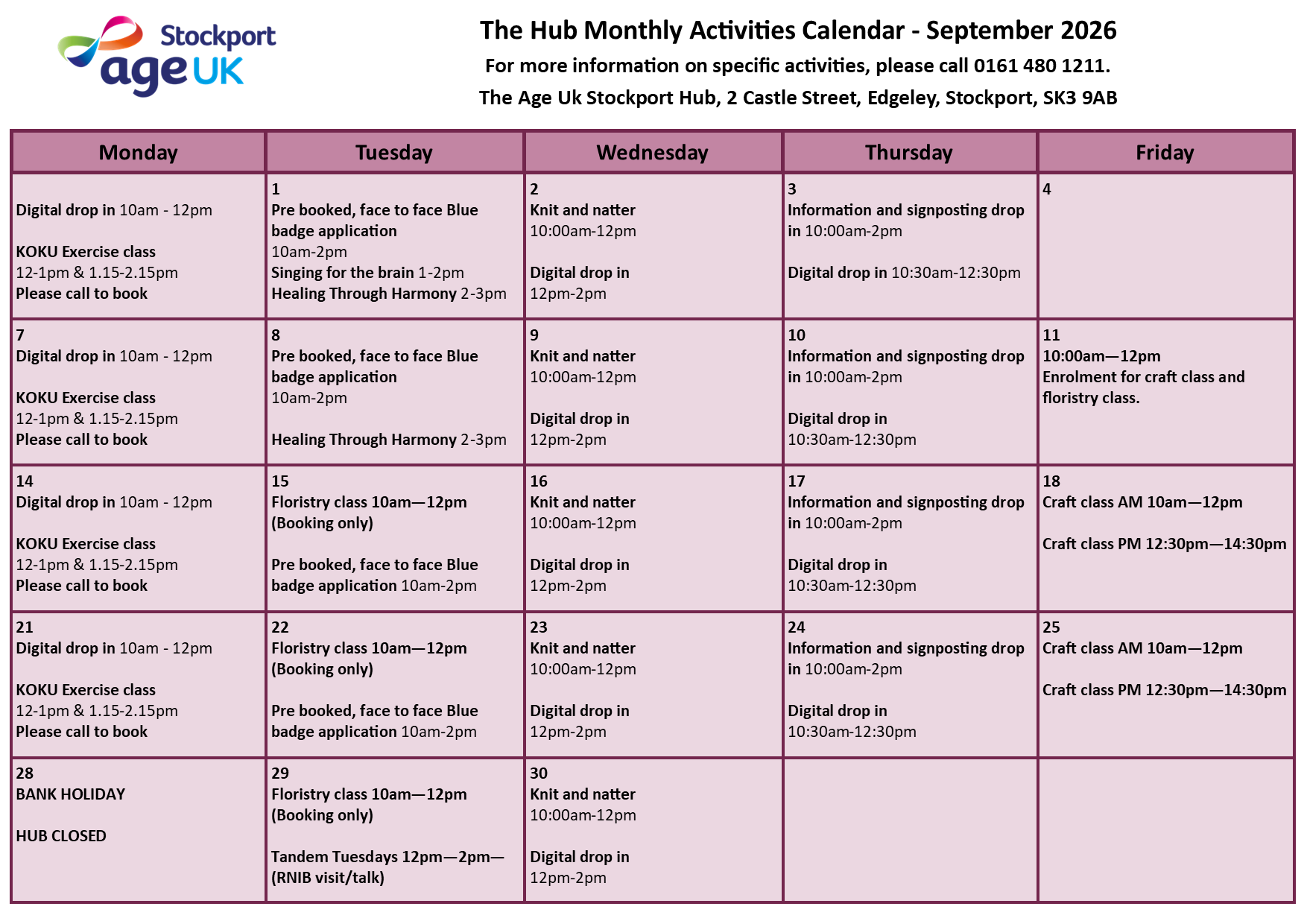 The Hub Activities Calendar September 2026.png