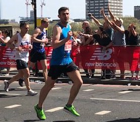 Harry Gregson running London Marathon for Age UK BANES