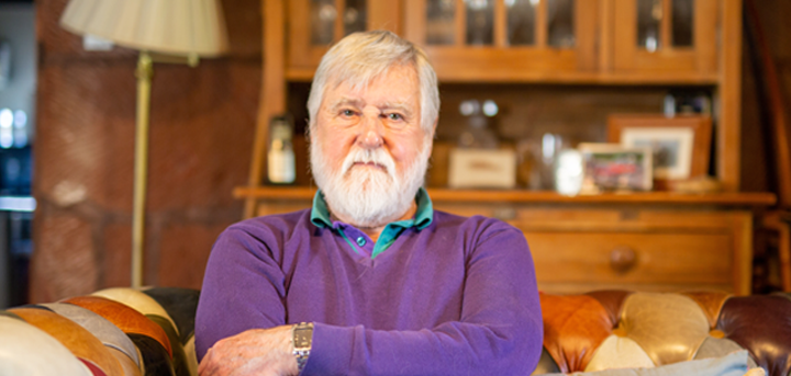 Photograph of David at home