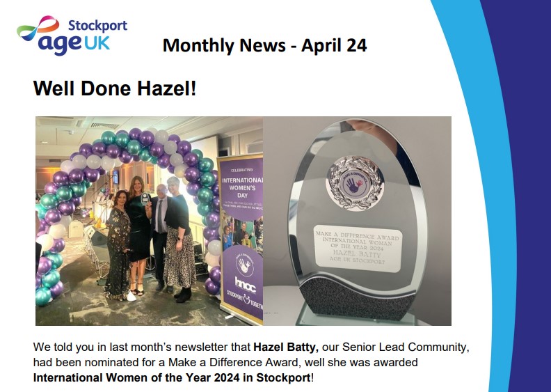 Age UK Stockport News Sheet