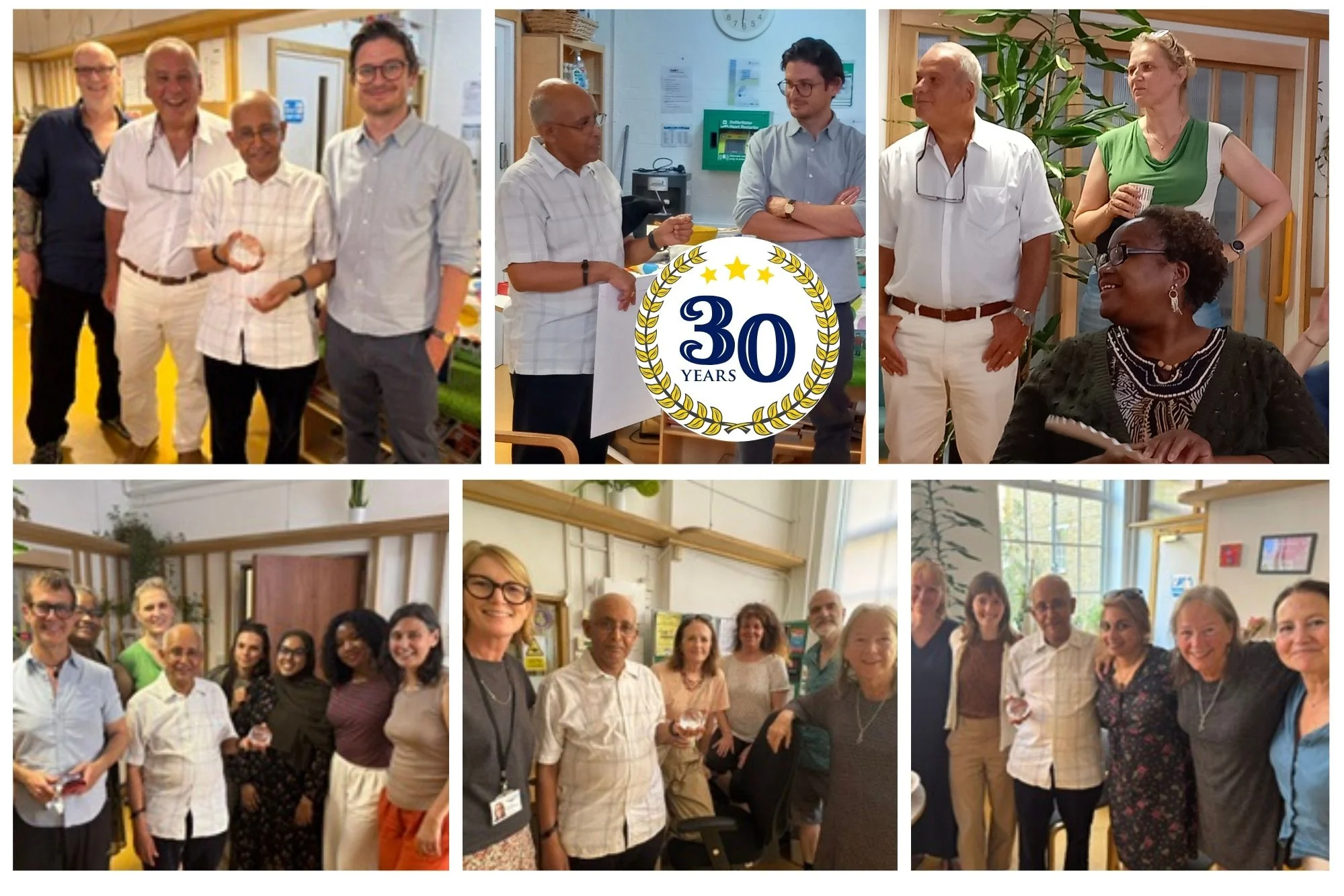 A collage of staff at age uk islington