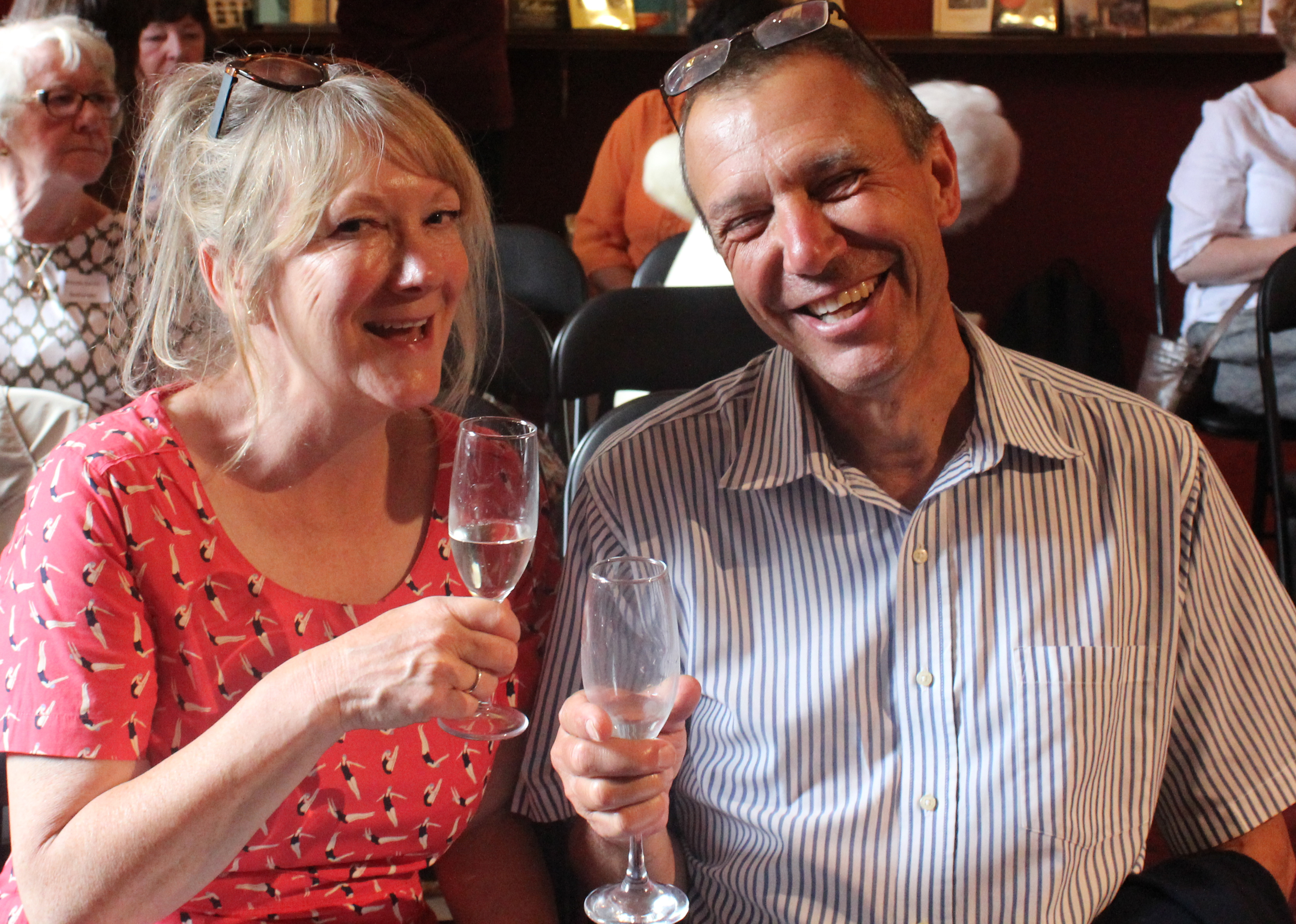 Anthea and Ron at volunteers party