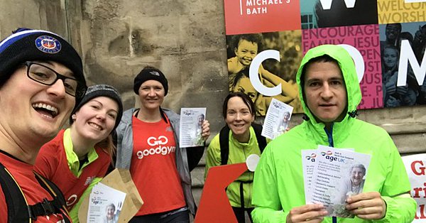 GoodGym deliver Age UK B&NES leaflets to pharmacies