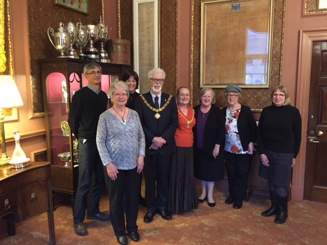 Age UK B&NES volunteers with Mayor of Bath