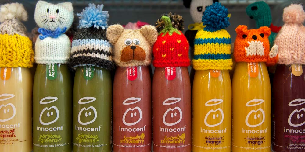 Innocent Smoothie knitted hats