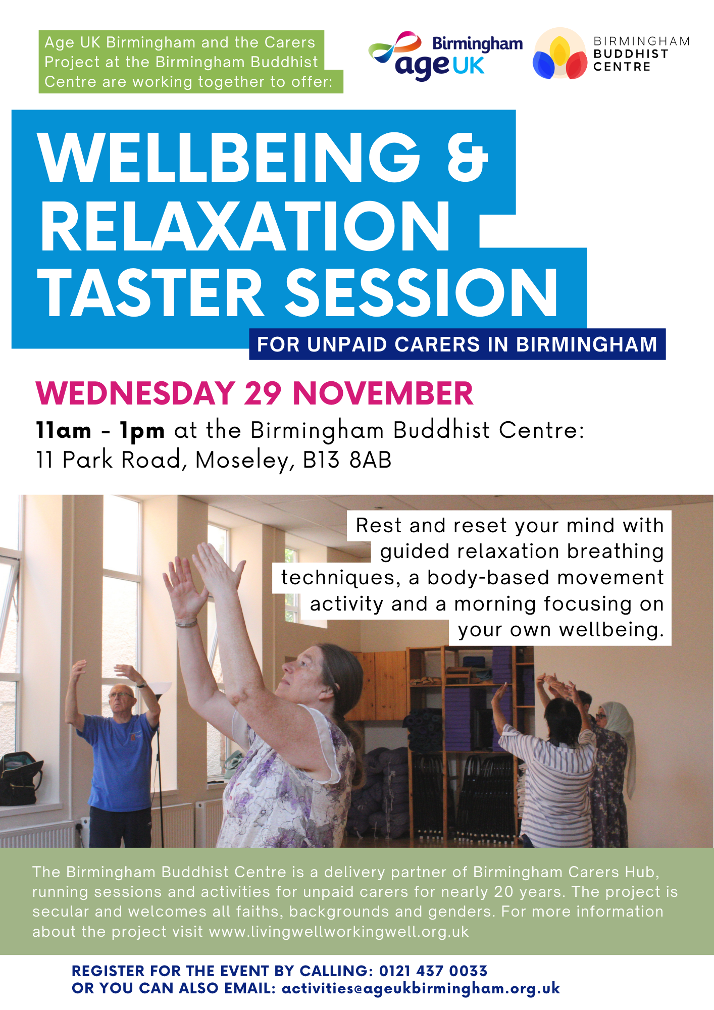 Information about the taster session