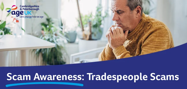 Scam Awareness Tradesperson scams news banner