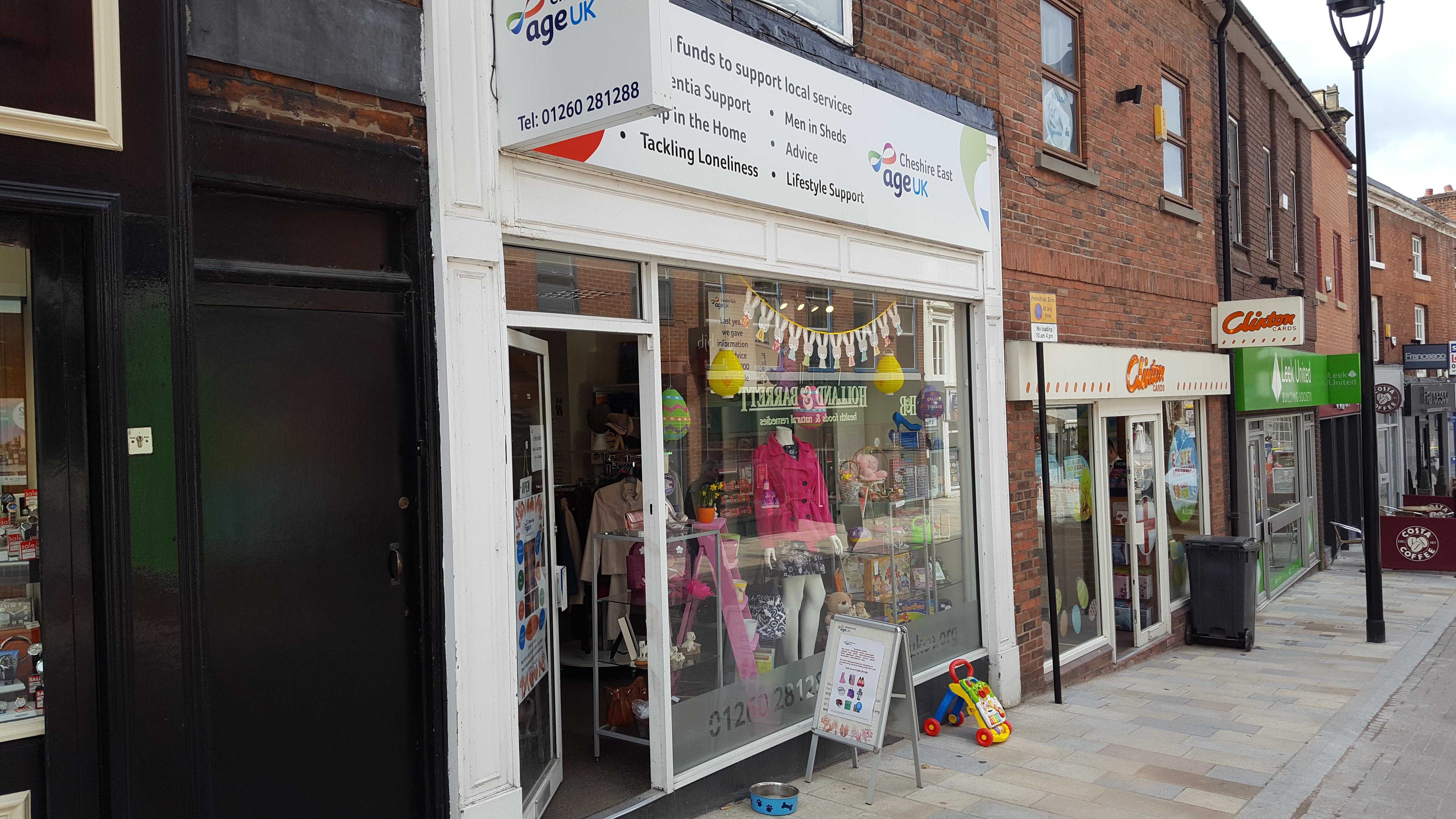 Charity takes decision to close its Congleton town centre shop