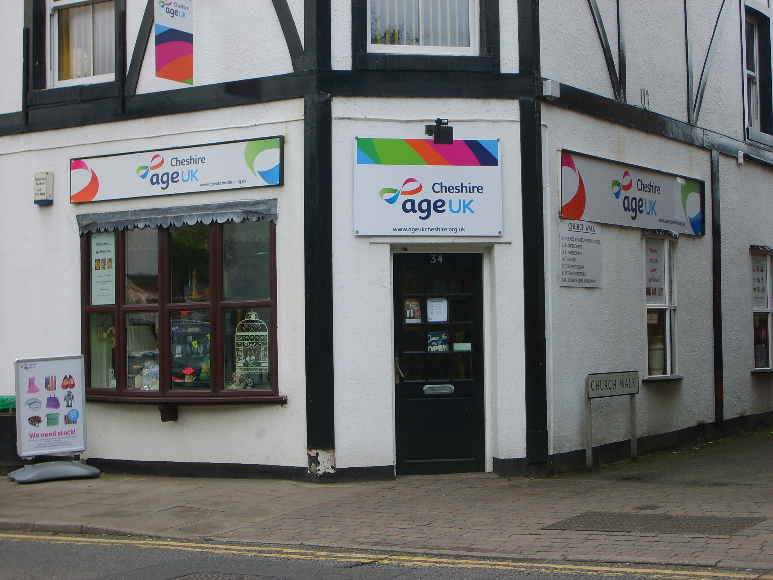 Age UK Cheshire Charity shops