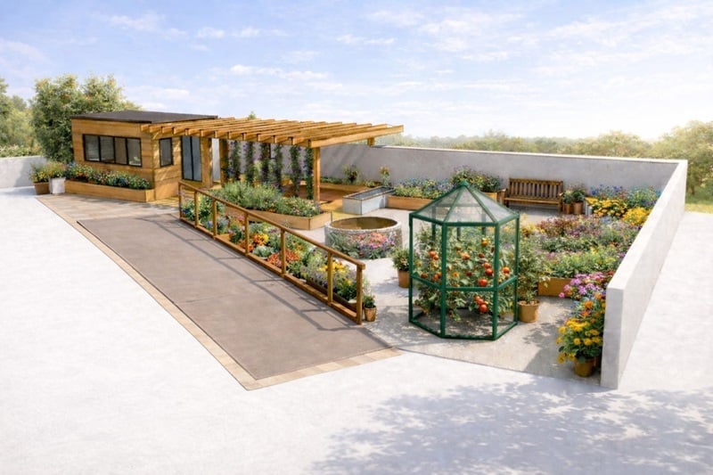 Falmouth sensory garden, full summer view.jpeg