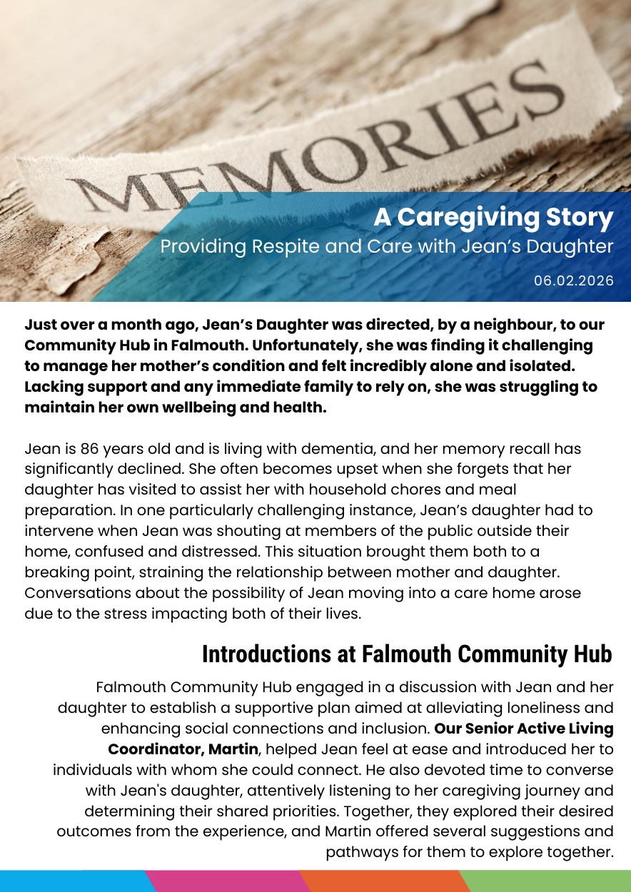 Title Page, Setting the scene and context - Providing Respite and Care with Jean's Daughter 06.02.26.png