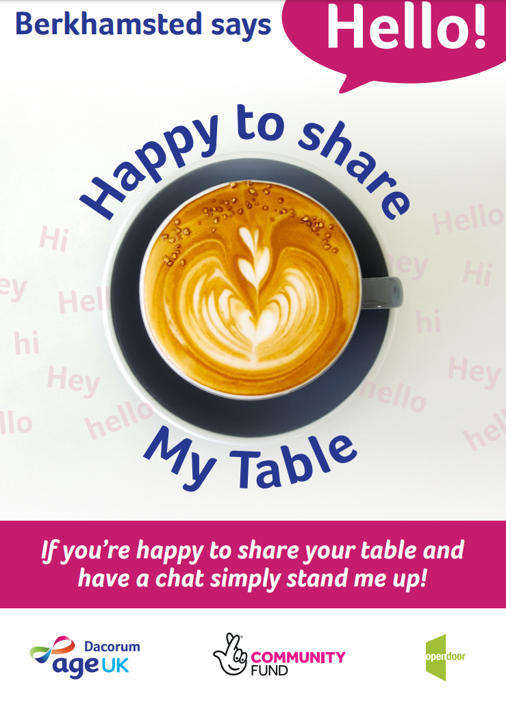 Happy to share tables
