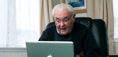 Man on laptop