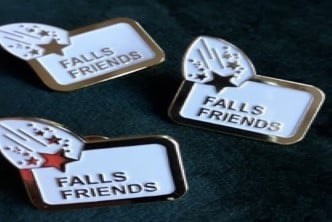 image of the falls friends badges