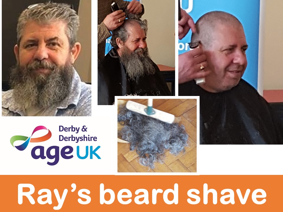 Ray's beard shave