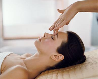Lady at a Spa