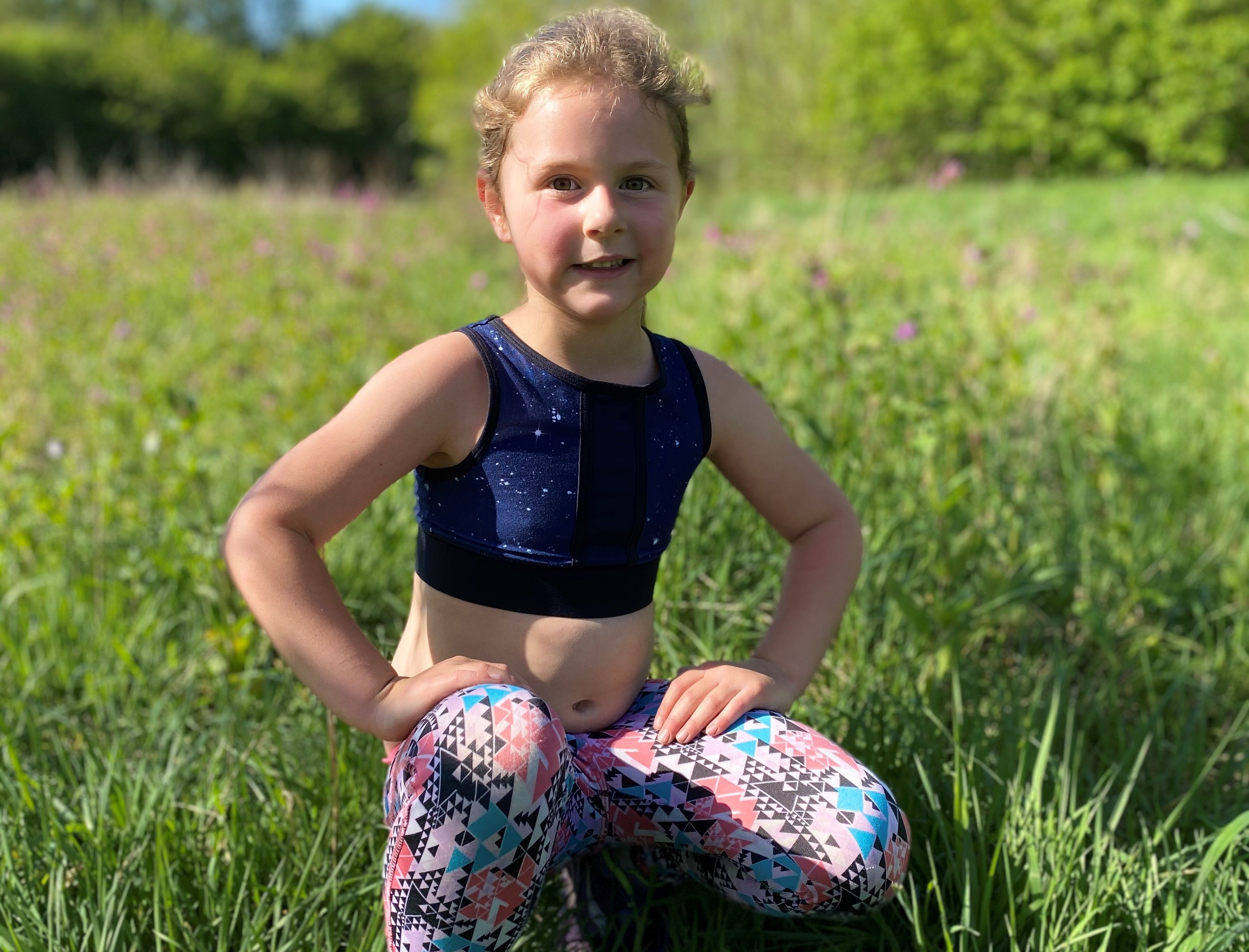 Willow in her running gear