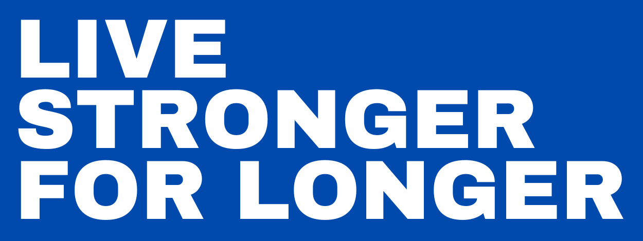 Live Stronger for Longer logo 