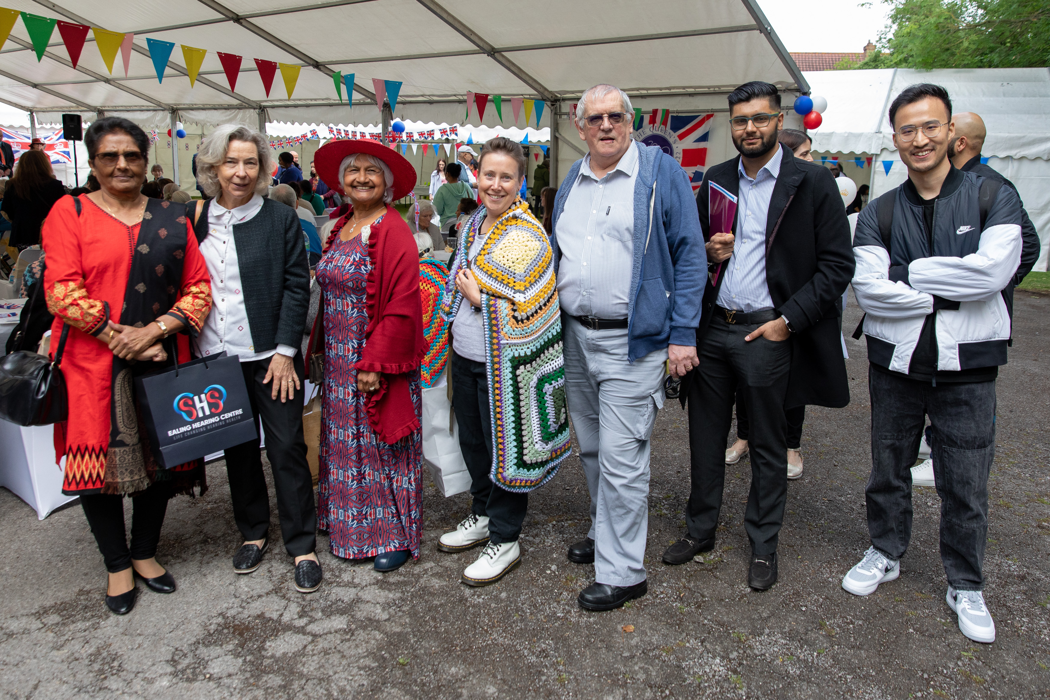 Guests at Age UK Ealing's Platinum Jubilee celebration