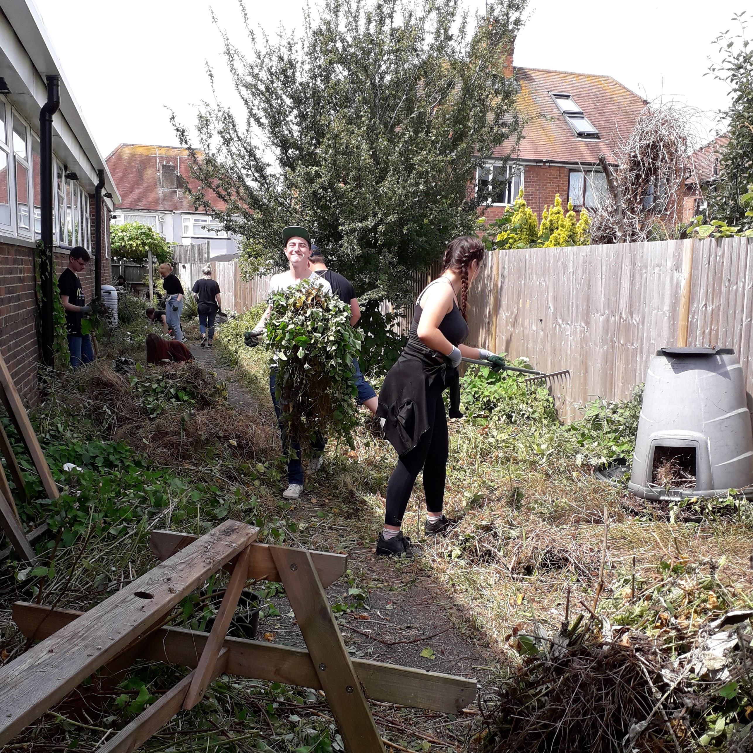 Faraday House NCS Garden Clearing