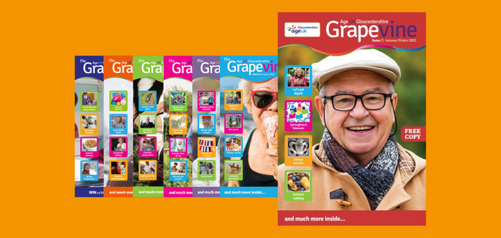 Selection of Grapevine Magazine covers