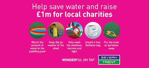 Can you help us by saving water poster