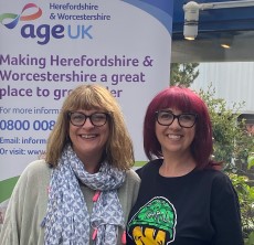 Picture of Caroline Savage and Kelly Baya of Age UK Herefordshire & Worcestershire