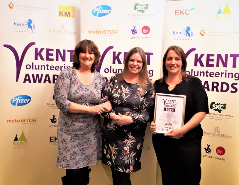 KM Award recipients - Catherine Arnell, Susan Farris, Gayle Shearwood