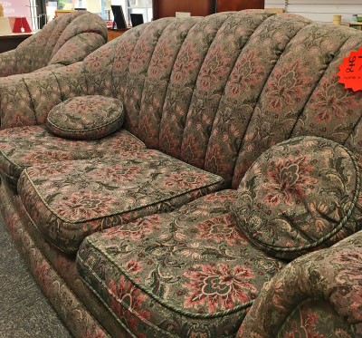 Our Beaumont Leys Furniture Shop has a fantastic selection to suit many styles of interior One of the three piece suites on offer at the shop