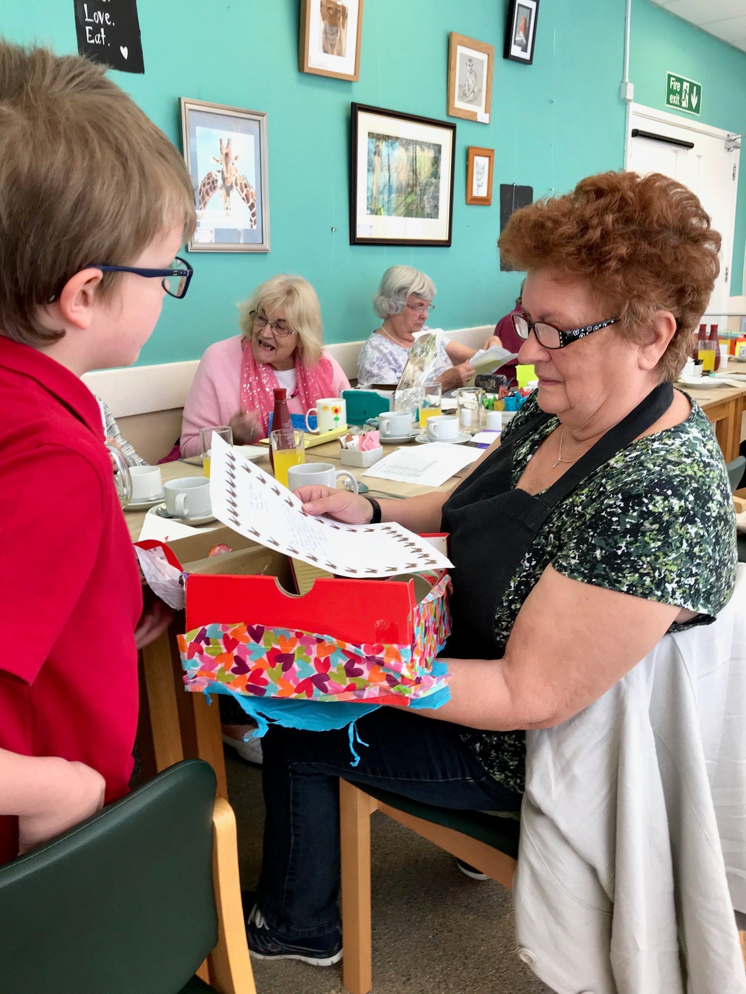 Inter generational Pen Pals