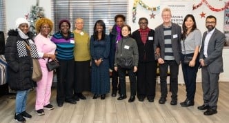 Group including the Deputy Mayor Debbie Weekes Bernard