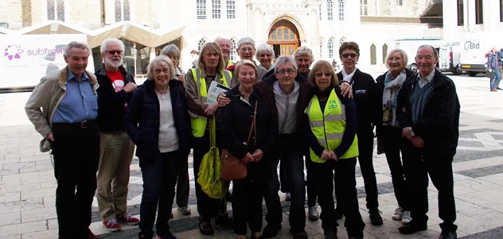 A group of Age UK City of London volunteers
