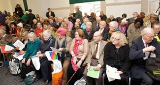 older people audience members