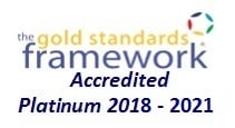 Platinum award from the Gold Standards Framework